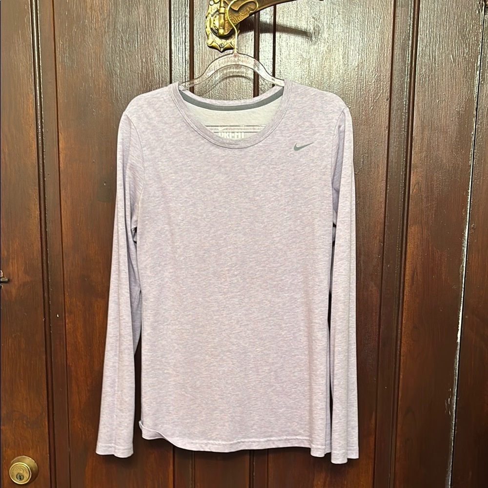 Nike Purple Long Sleeve Tee Soft Knit
